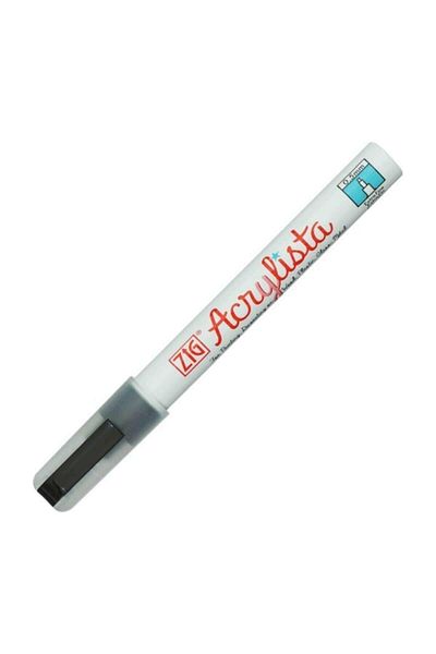 Zig Acrylist Marker Acrylic Painting Pen 0.5 Mm Fine Tip Black