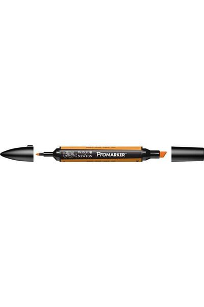 Winsor Newton Promarker Amber 195 Graphic Drawing Pen - Double Tip, Alcohol Based O567