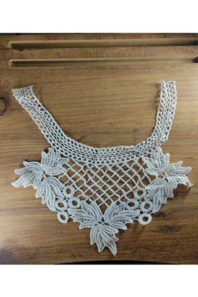 DUAYEN Güpür Yaka 1 Adet Letafet Desen Elbise Yakası
