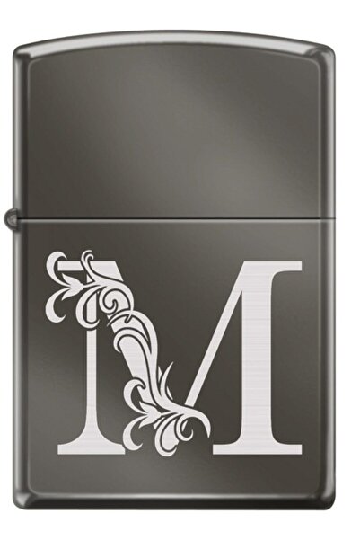 Zippo Black Ice Buz Siyahı M Harf