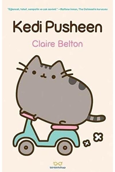 Genel Markalar Kedi Pusheen, Claire Belton, Binbirkitap Yayınevi, Kedi Pusheen Kitabı, 184 Sayfa