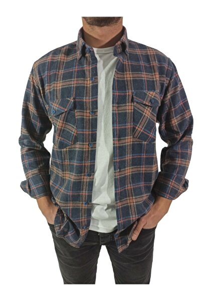 DCN Erkek Çift Cep Oduncu Gömlek