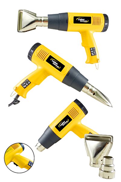 Lieber German Teknoloji Bakır Sargılı 2400 Watt 1200 Derece Sıcak Hava Üfleme...