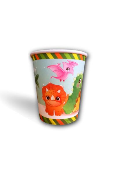 Huzur Party Store Dinozor Temalı Bardak 8 Adet Dinazor Ekonomik Parti Doğum G...