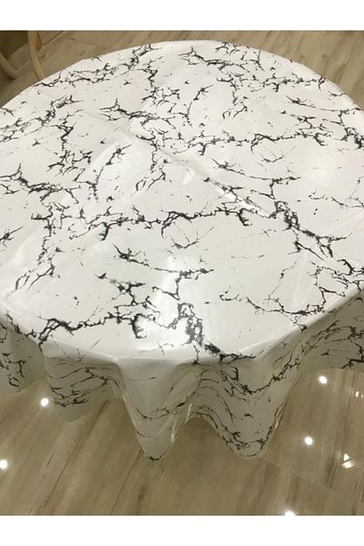 yukselhalimefrusat Oilcloth Tablecloth Round 140 Cm