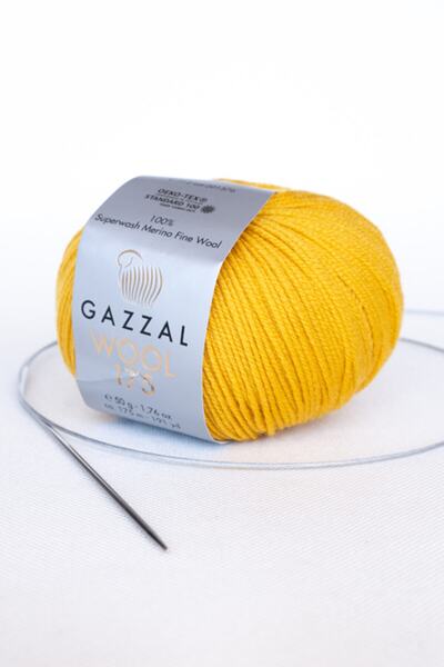 Gazzal Wool 175 Super Washing 100% Merino First Class Wool Hand Knitting Yarn, 50 gr (312)
