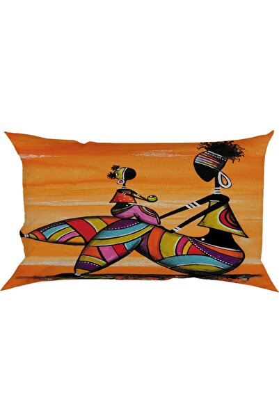 LadiesHome Özel Tasarım 50x30 Dikdörtgen Çift Taraflı Baskılı Kırlent Yastık ...