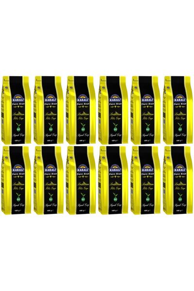Karali Çay Karali Premium Sprout Bulk Tea 1 Kgx12 Pieces (Locked Bag)