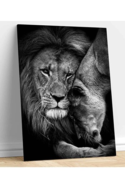 StellaStore Aslan Dekoratif Kanvas Tablo