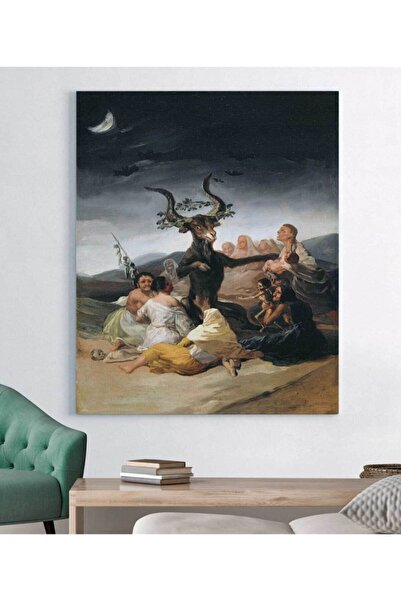 StellaStore Francisco Goya Vintage Cadılar Kanvas Tablo
