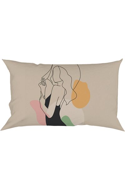 LadiesHome Custom Design 50x30 Rectangular Double Sided Printed Throw Pillow Pillow Case