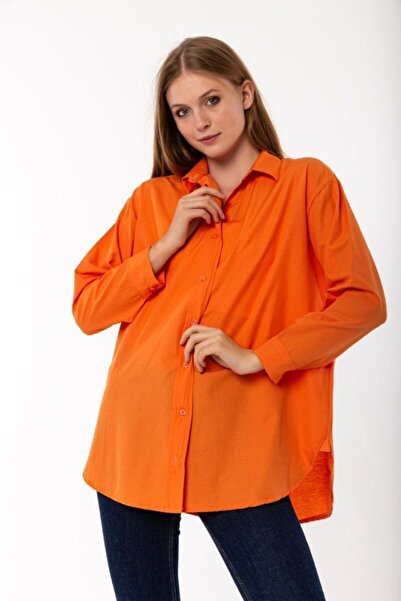 ubmbutik Standart Beden Poplin Gömlek