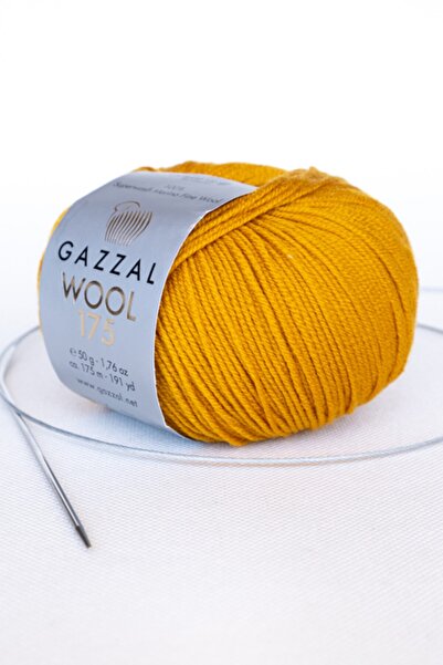 Gazzal Lână 175 Super Wash 100% lână merinos de calitate superioară, fir pent...