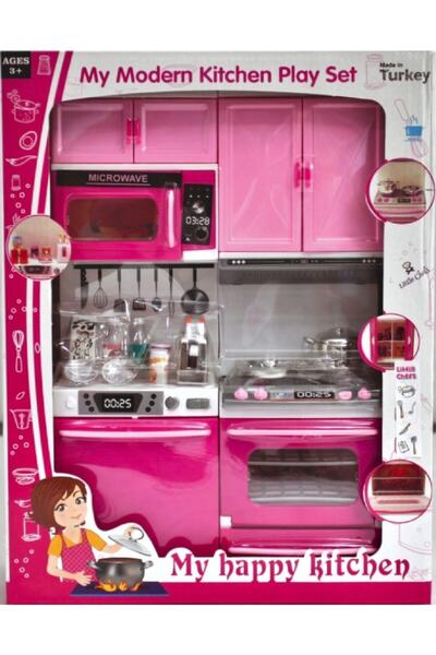 oydaş oyuncak My Happy Kitchen 2'li Mutfak Seti Evcilik Oyuncakları Oyuncak M...