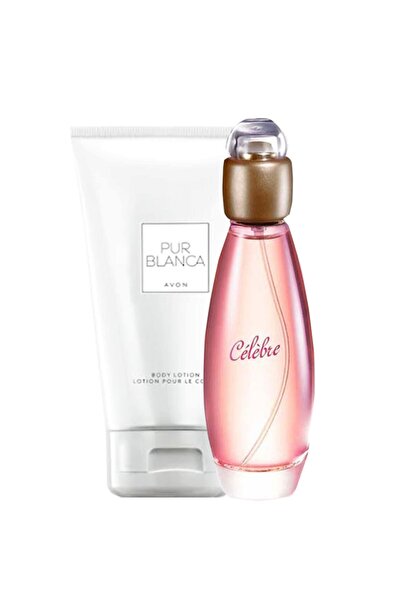AVON Celebre Edt 50ml Kadın Parfüm-pur Blanca Vücut Losyonu 150ml