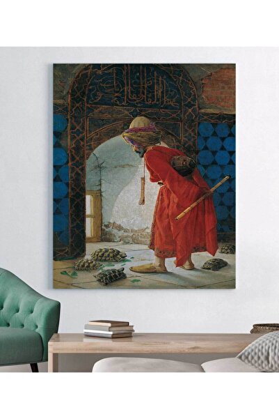 StellaStore Kaplumbağa Terbiyecisi Kanvas Tablo