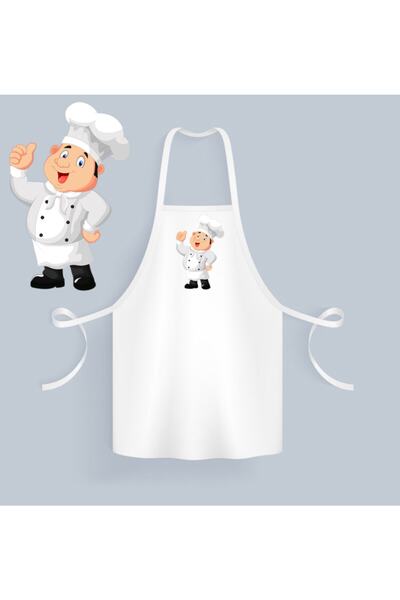 Mandalin Consept Chef Mutfak Önlüğü (çocuklar Için)b12