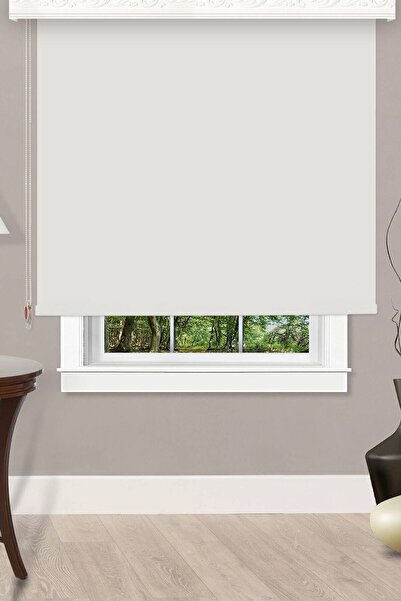 Naza Stor Perde Ekru Modern Perde