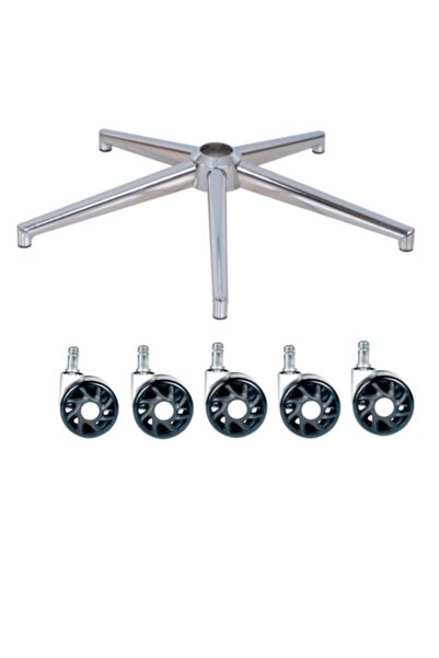 Elayce Ofis Ahtapot Krom Ayak Ithal Tekerlek Ofis Oyuncu Koltuğu