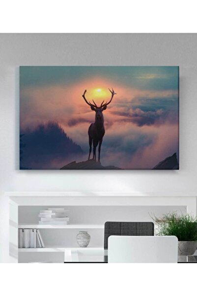 StellaStore Orman Elf Geyik Kanvas Tablo