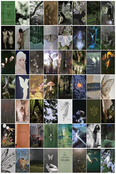 Buka Shops Dark Pixie 60'lı Poster Duvar Posteri Seti