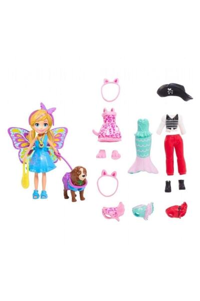 Polly Pocket Hayvan Dostu Kostüm Giyiyor Oyun Seti Gdm15
