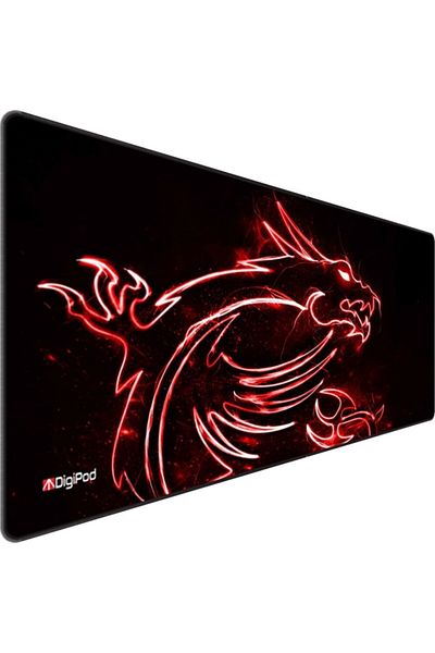 Digipod لوحة ماوس ألعاب مقاس 90x40 Xxl لوحة ماوس ألعاب كبيرة بقاعدة مضادة للانزلاق بسُمك 4 مم