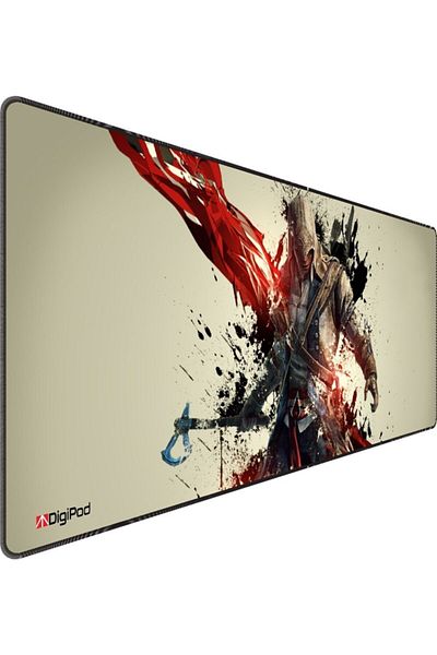 Digipod لوحة ماوس للألعاب مقاس 90x40 Xxl لوحة ماوس كبيرة للألعاب مضادة للانزلاق بقاعدة 4 مم