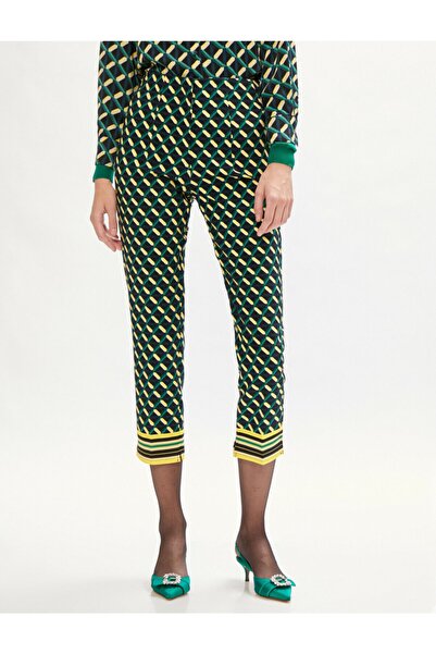 Koton Patterned Capri Trousers