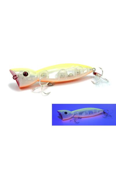 Fujin Fujın La-nina Maket Balık Su Üstü Popper 131 Lemon Flash
