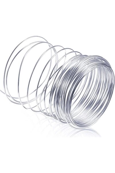 Limmy Alüminyum Tel 1 Mm El Işi Takı Aksesuar Alüminyum Teli- 1 Adet