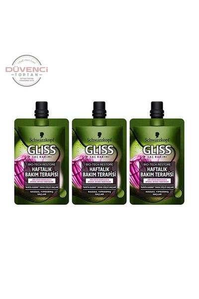 Gliss Bio-tech 50 Ml X 3 Pieces Weekly Care Therapy