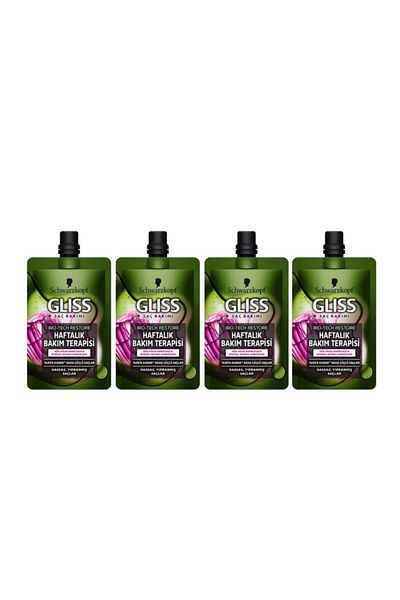 Gliss Bio-tech 50 Ml X 4 Pieces Weekly Care Therapy