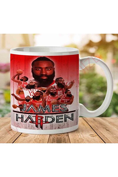 ART HEDİYE كوب جيمس هاردن كولاج مطبوع على الجانبين