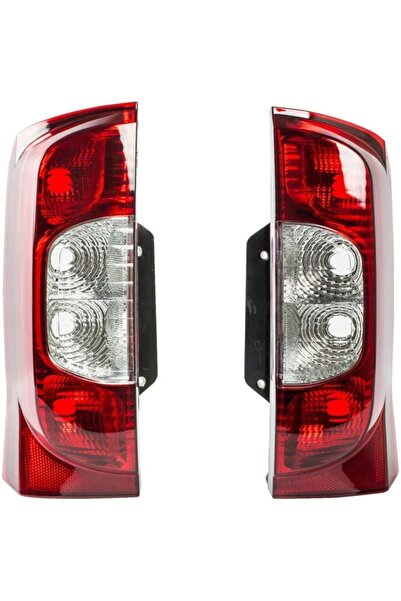 Genel Markalar Citroen Nemo Sağ Sol Arka Stop Lambası Takımı 2008--2015 Yana Açılan uyumlu