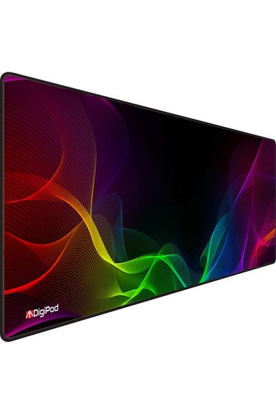 Digipod لوحة ماوس ألعاب مقاس 90x40 Xxl لوحة ماوس ألعاب كبيرة بقاعدة مضادة للانزلاق بسُمك 4 مم