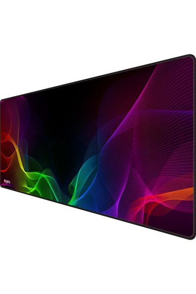 Digipod لوحة ماوس ألعاب مقاس 90x40 Xxl لوحة ماوس ألعاب كبيرة بقاعدة مضادة للانزلاق بسُمك 4 مم