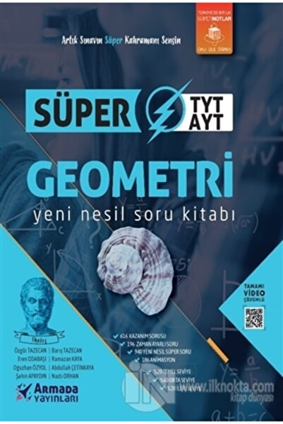 Genel Markalar Armada YKS TYT AYT Geometri Süper Soru Kitabı Yeni Nesil / Arm...