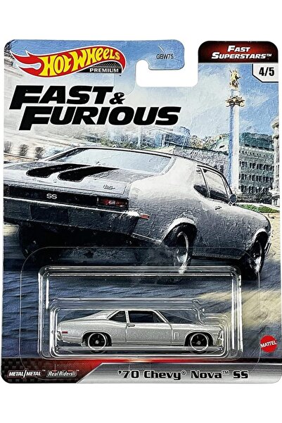 HOT WHEELS Fast & Furious Premium Arabalar '70 Chevy Nova S5 Grk50