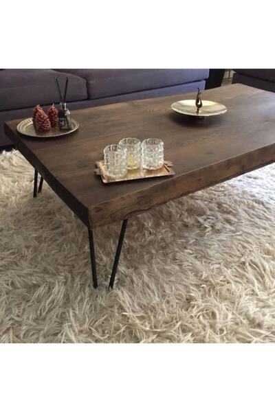 Genel Markalar Nurahşap Doğal Ahşap Orta Sehpa