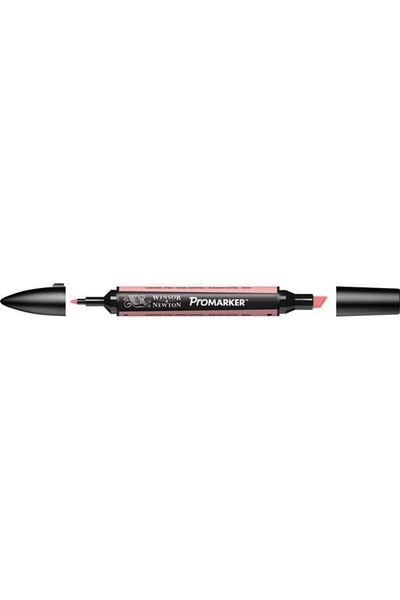 Winsor Newton قلم رسم برسومات كحولية ذو طرفين من Promarker باللون الوردي (R438)