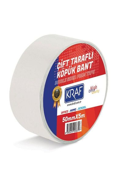 KRAF Ταινία αφρού διπλής όψης 50 mm X 5 μέτρα