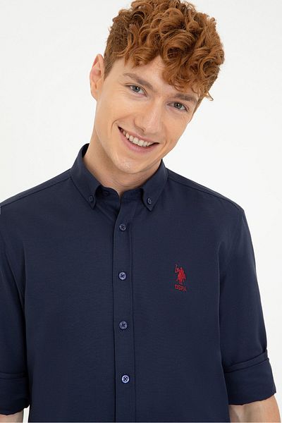 U.S. Polo Assn. Мъжка риза - тъмносиня
