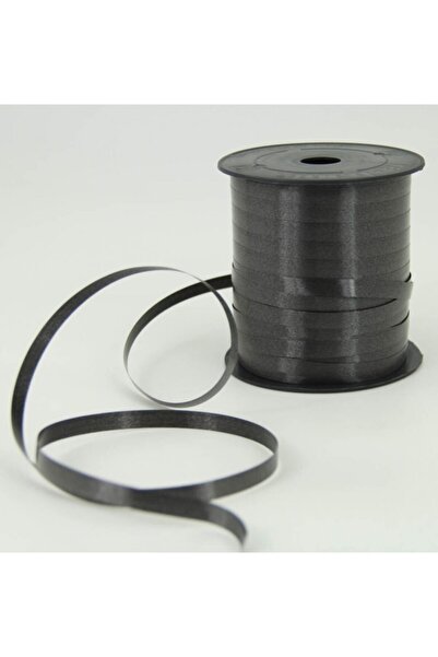 demontecraft Rafia neagră, Rafia neagră pastel 8mm, Snur pentru baloane 200m