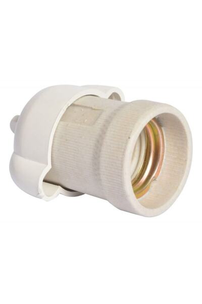 alidenal 5 Adet Yağmur Duy - Porselen Yağmur Duy - Standart E 27 Duy