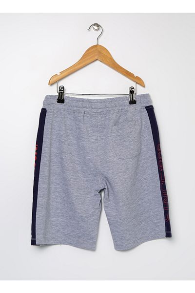 U.S. Polo Assn. Pantaloni scurți gri Melange pentru băiat - Bermude 5002552278