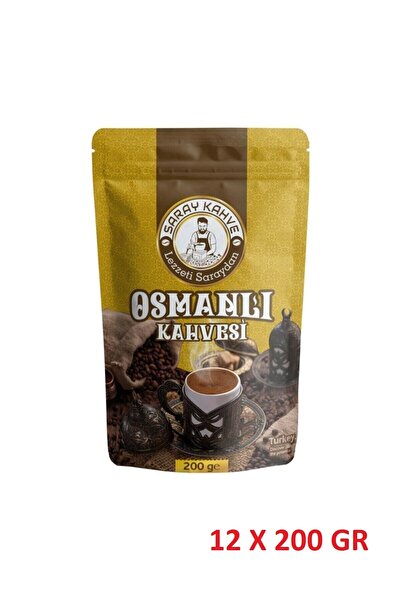 SARAY KAHVE Osmanlı Kahvesi 200 Gr X12 Set Suha Depo