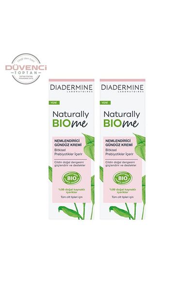 Diadermine Naturally Bio Me - 50 Ml x 2 Day Cream Moisturizer