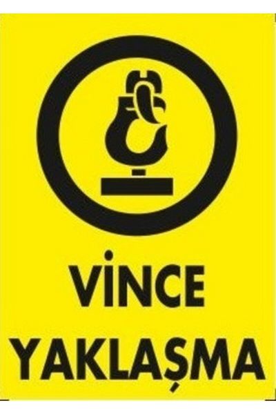 Emek Attention Vince Convergence Warning Sign 25X35 Cm(Dekota)