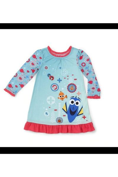 Disney Collection Fishy Combed Cotton Dress